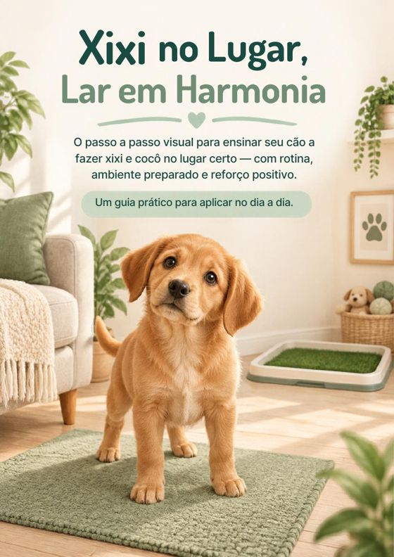 Capa do Guia Visual Prático Xixi no Lugar, Lar em Harmonia